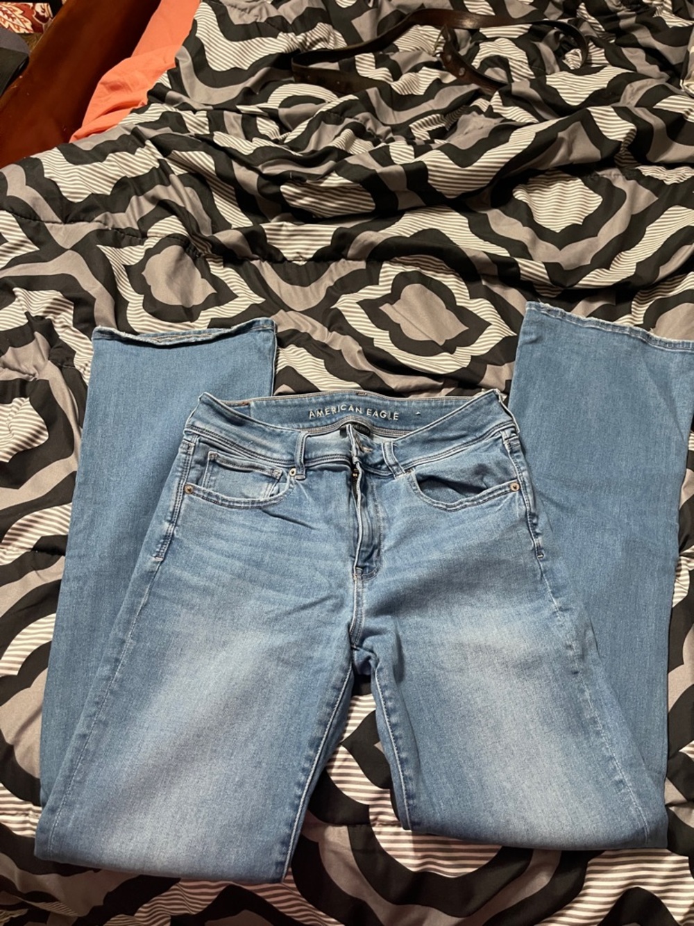American Eagle Outfitters Light Wash Bootcut Jeans - Blue